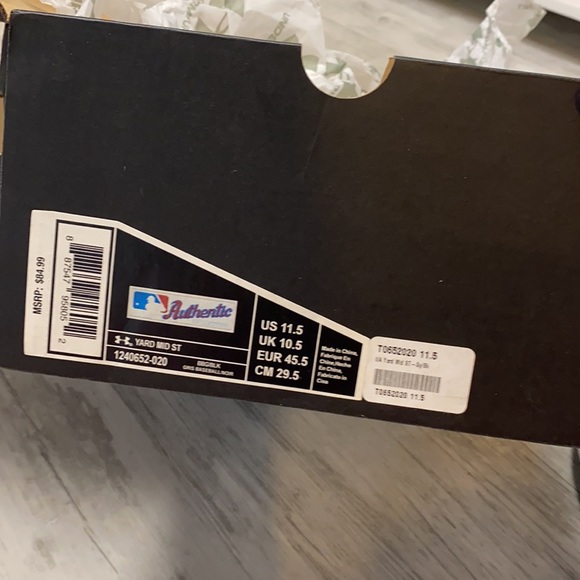 New UA cleats sz 11.5 - Picture 7 of 7